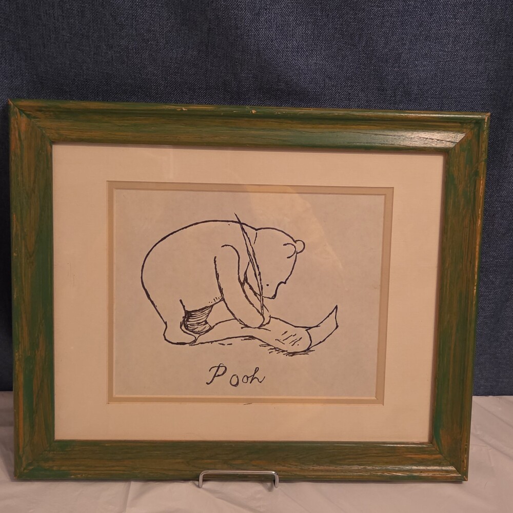 Classic Winnie the Pooh Framed Art Print